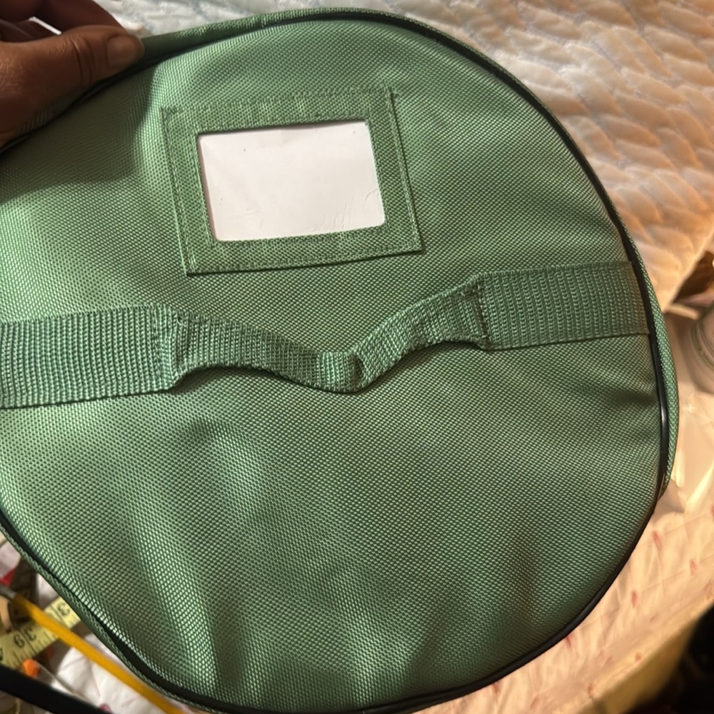 Thirty-One Green Holiday Storage Bag